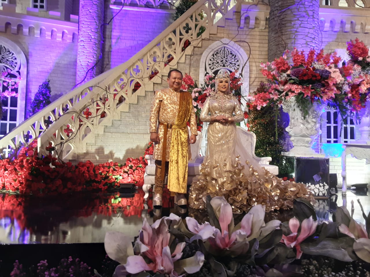 Game of Thrones di Pernikahan Berlian Insyirah Azzahro dengan Muhammad Nadhif Ramadhan